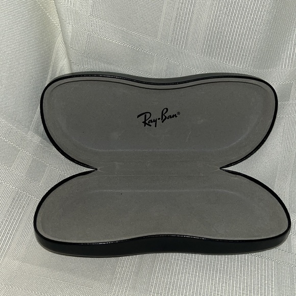Ray Ban Hard Shell Glasses Case Eyeglasses Protective Case Black Large - Picture 3 of 4